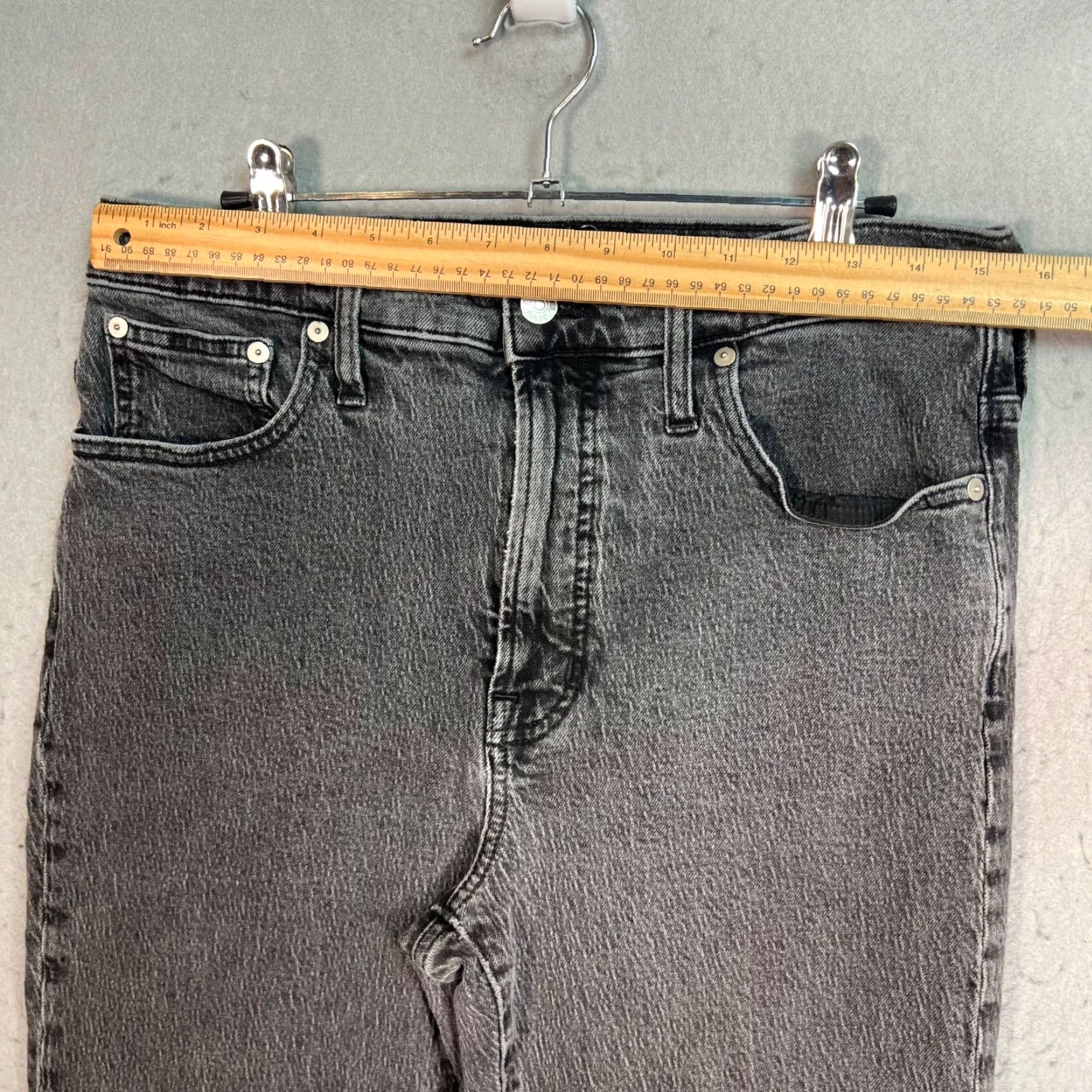 Madewell VINTAGE Madewell Jeans Skinny Denim High-R rise Gray Adult Womens 30 Inseam 27 in Size 30" / US 8 / IT 44 - 6 Thumbnail