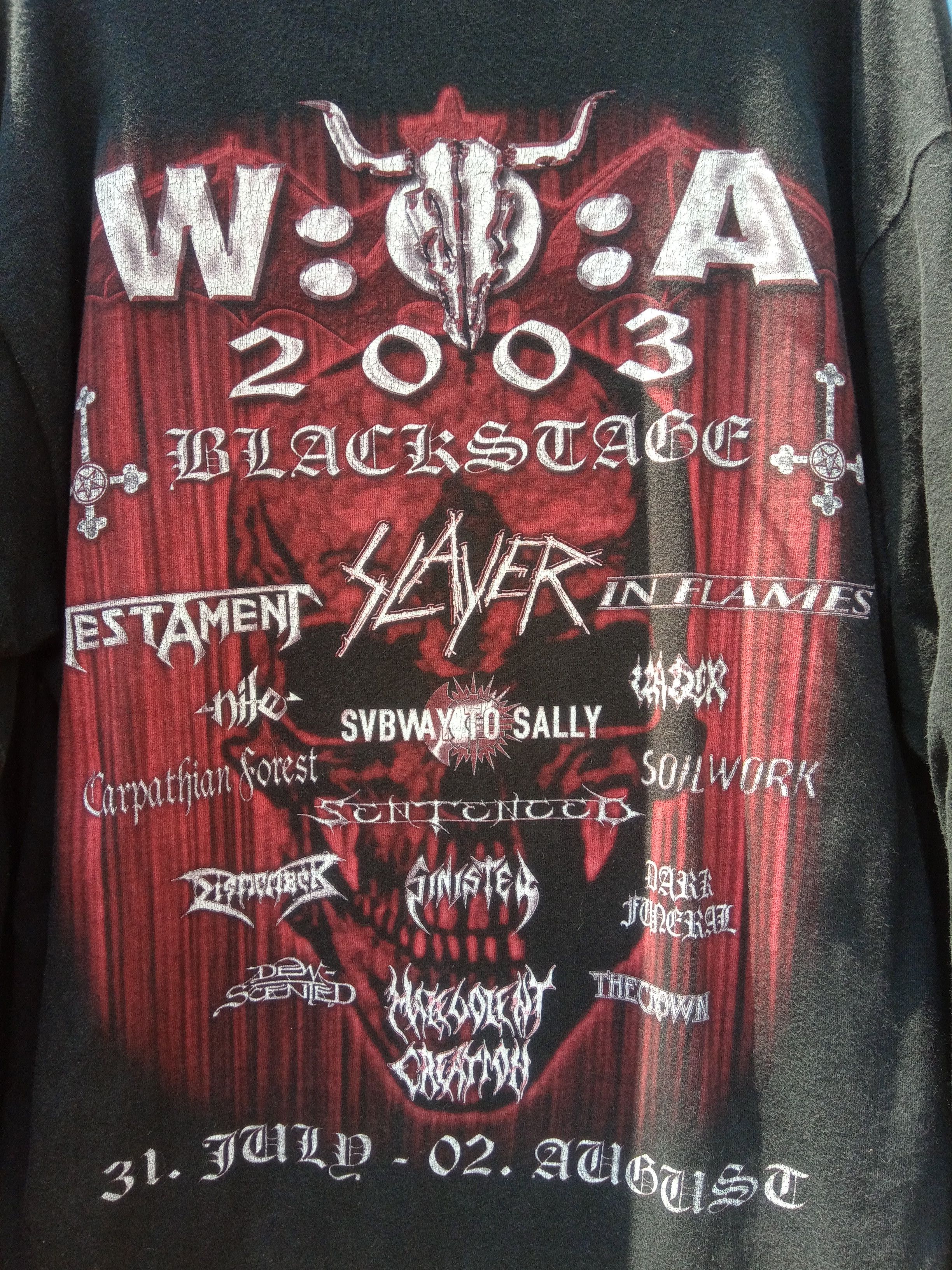 Band Tees × Vintage Vintage OG WACKEN OPEN AIR 2003 Size US XL / EU 56 / 4 - 6 Thumbnail