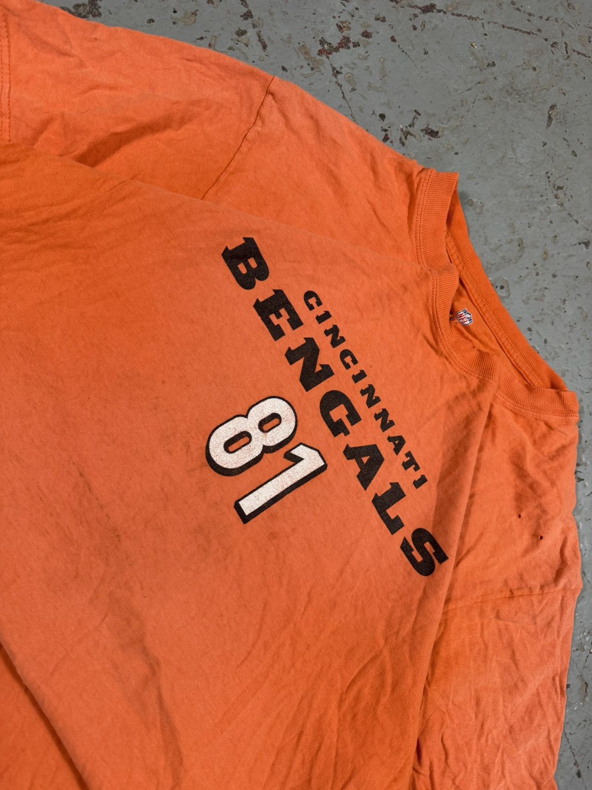 Vintage Vintage Thrashed Cincinnati Bengals Tee Size US XL / EU 56 / 4 - 2 Thumbnail