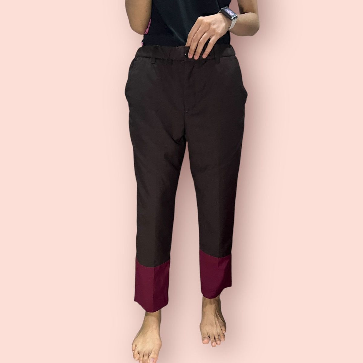 Frapbois × Issey Miyake × Japanese Brand VINTAGE FRAPBOIS HALF JAPAN ANKLE PANTS (1 size) Size 30" / US 8 / IT 44 - 8 Thumbnail
