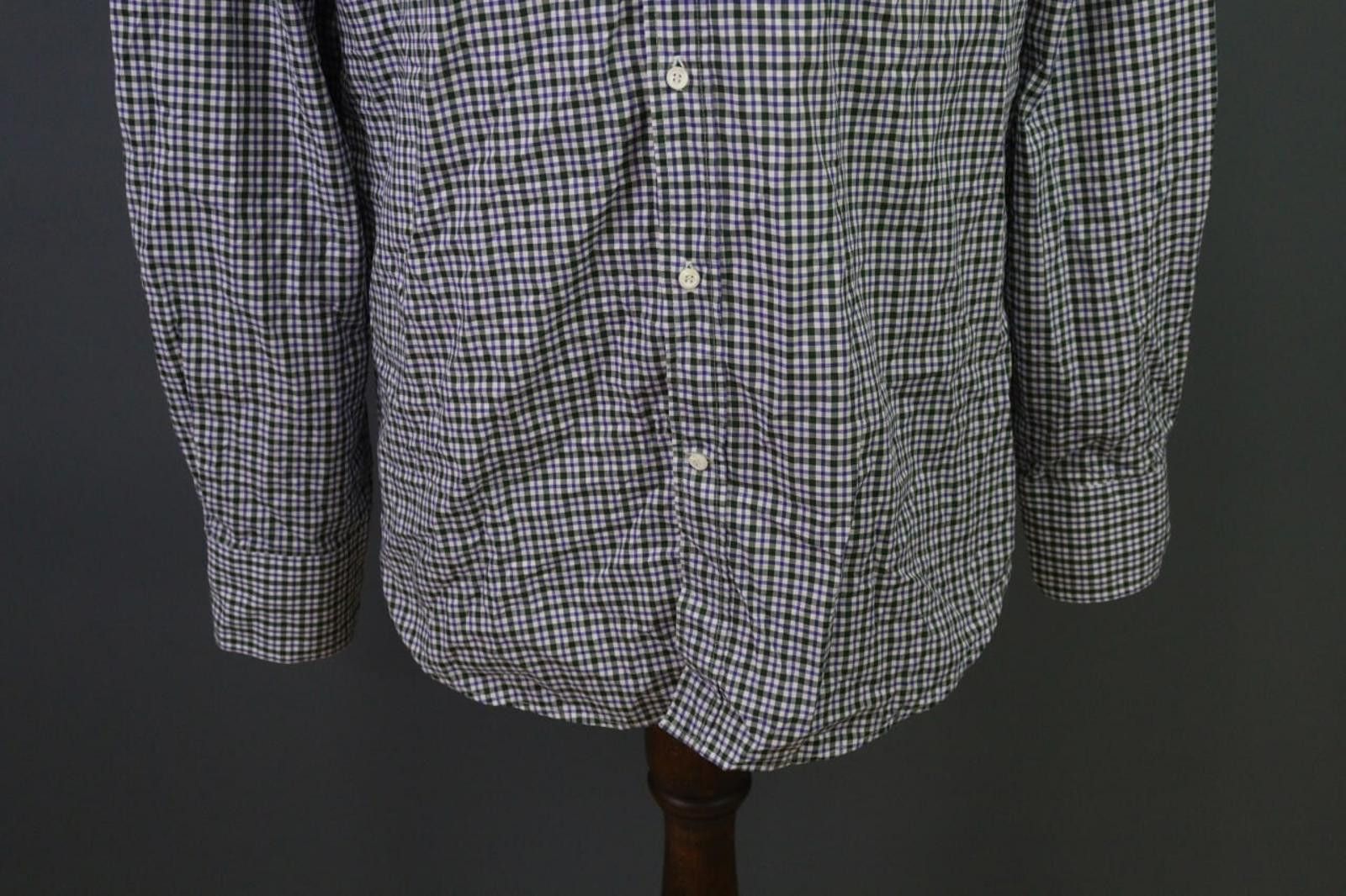 Brunello Cucinelli Brunello Cucinelli Multi Plaid Cotton Shirt Size 2XL Size US XXL / EU 58 / 5 - 3 Thumbnail