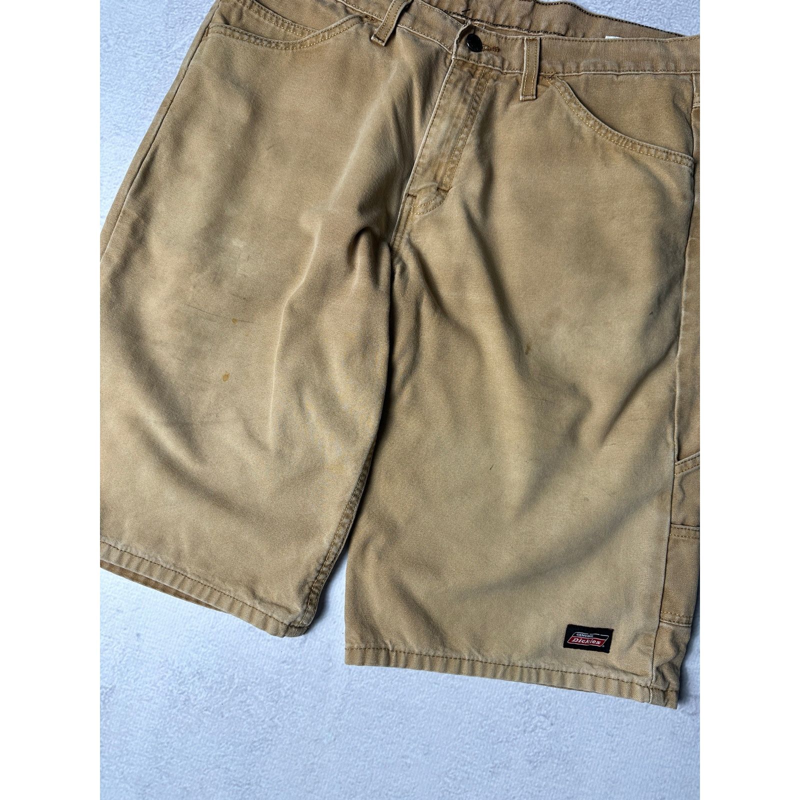 Dickies Vintage Dickies Carpenter Brown Shorts - Men's 36, Meanswear Size US 36 / EU 52 - 3 Thumbnail