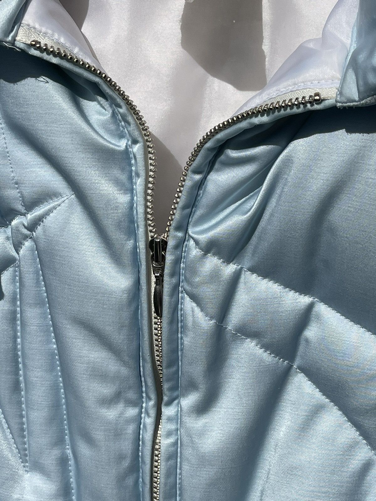 Mugler 90’s Mugler sky blue vintage puffer jacket Size S / US 4 / IT 40 - 11 Thumbnail