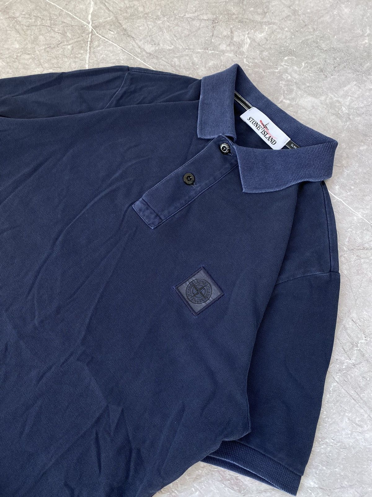 Stone Island Classic Stone Island Polo Shirt Patch Program Slim Fit Y2K Size US S / EU 44-46 / 1 - 4 Thumbnail
