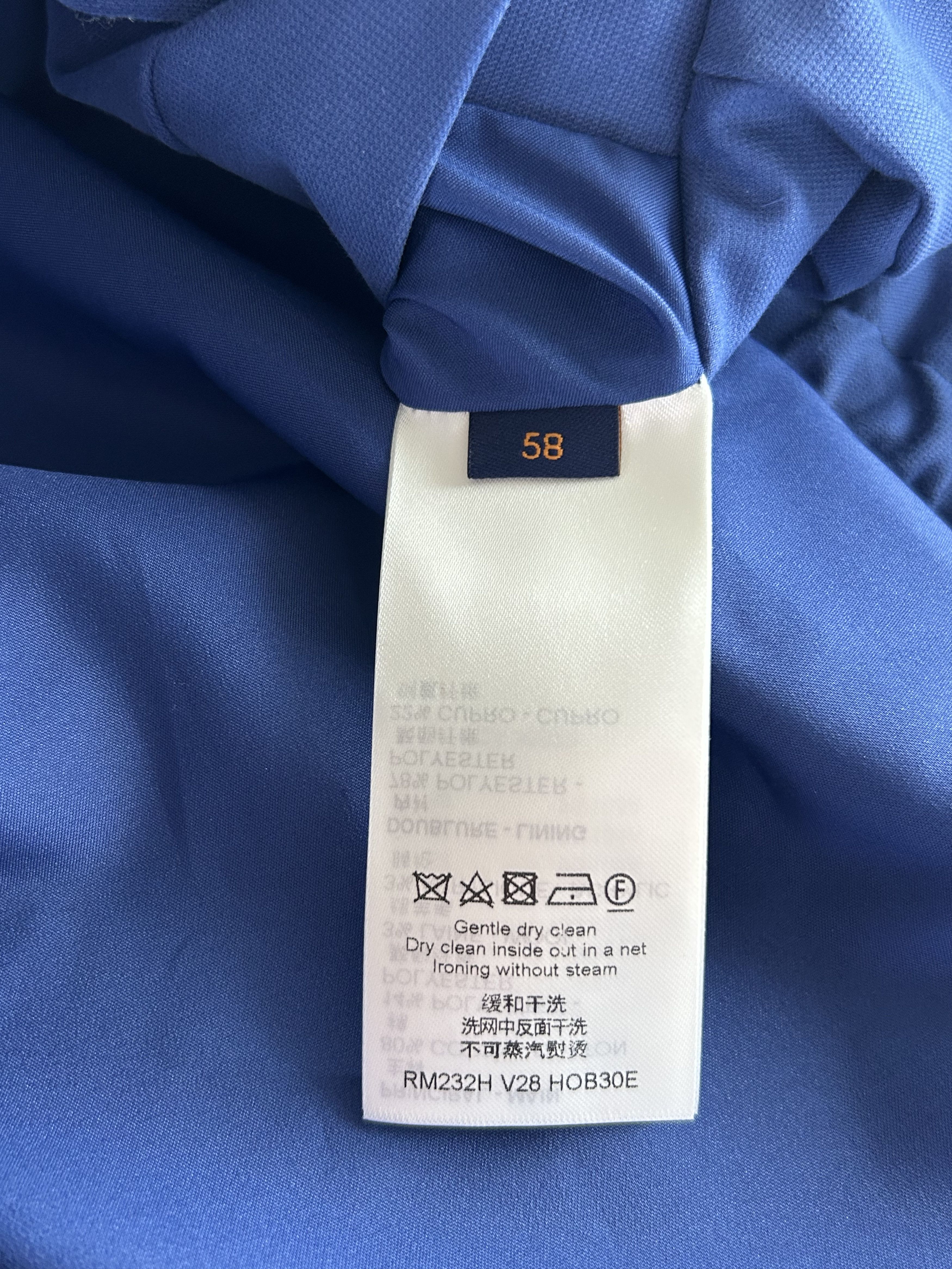 Louis Vuitton Louis Vuitton Yayoi Kusama Blue & Multicolor Faces Jacket Size US XXL / EU 58 / 5 - 4 Thumbnail