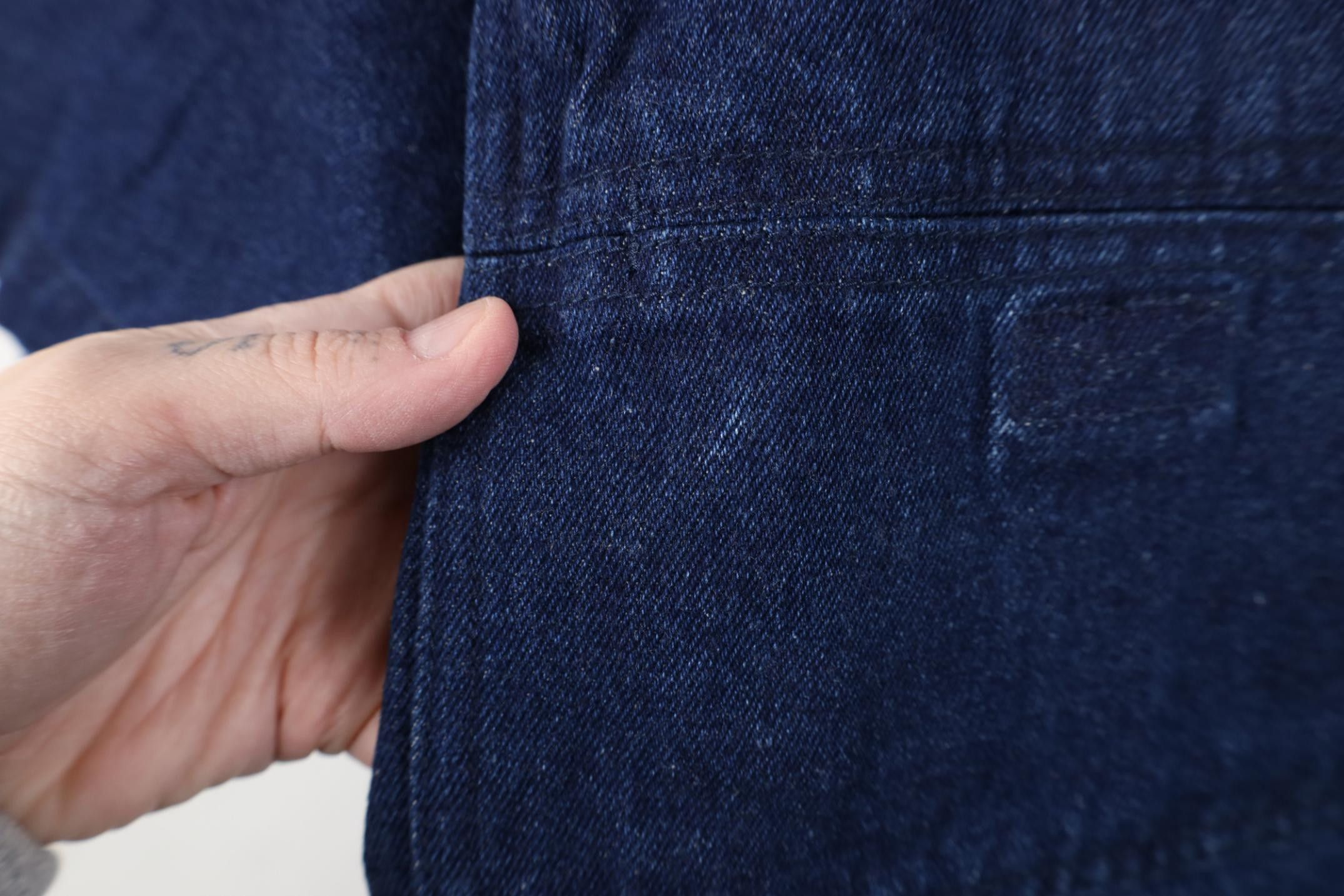 Vintage Deadstock Vintage 90s Streetwear Pocket Denim Button Shirt Size US XL / EU 56 / 4 - 6 Thumbnail