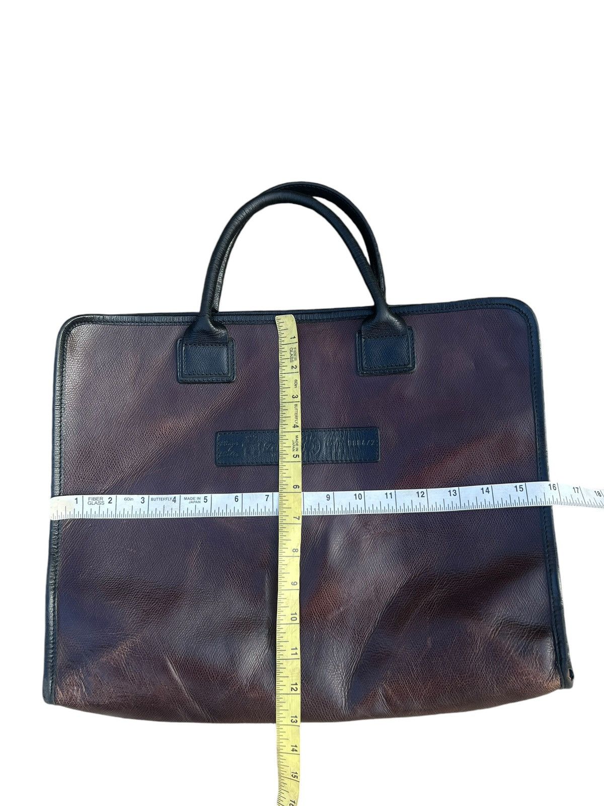 Felisi Vintage Felisi Italy Distressed Patina Leather Handle Bag Size ONE SIZE - 24 Thumbnail