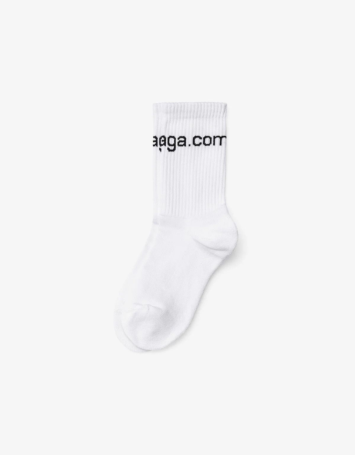 Balenciaga o1bcso1str1024 Size: M / Bal.com Socks in White Size ONE SIZE - 2 Thumbnail