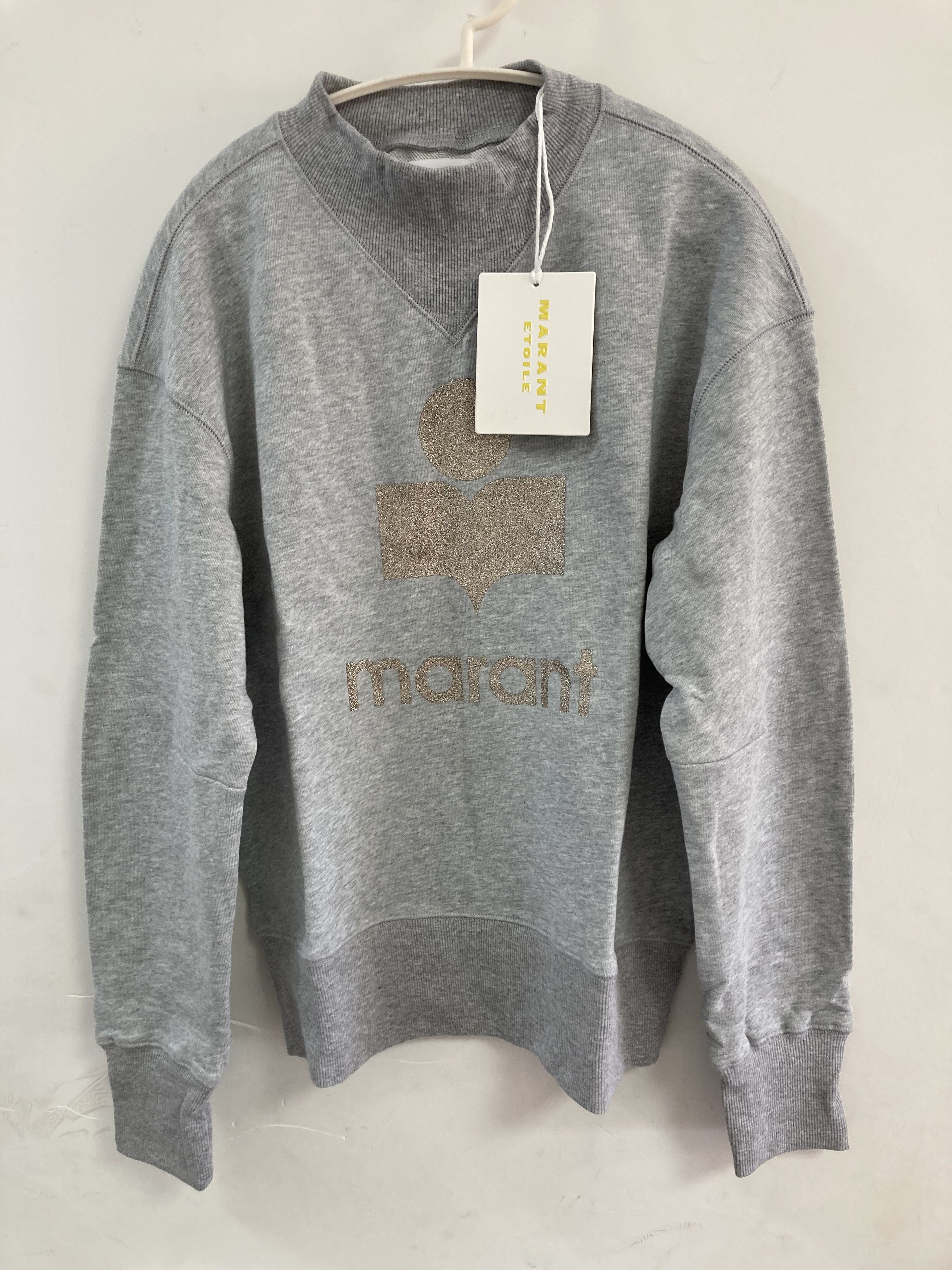 Isabel Marant Isabel Marant Étoile Moby Heathered Glitter Sweatshirt Size M / US 6-8 / IT 42-44 - 1 Thumbnail