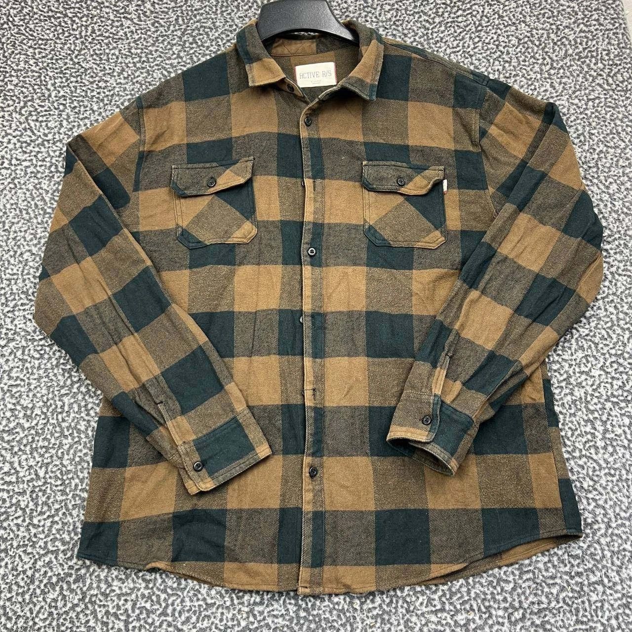 Active Ride Shop Active Ride Shop Shirt Men Plaid Flannel Button Up XL Size US XL / EU 56 / 4 - 1 Thumbnail