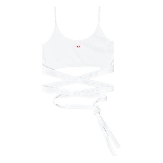 Diesel DIESEL Women Tops 0EJAI A18356 100 WHITE Size S / US 4 / IT 40 - 1 Thumbnail