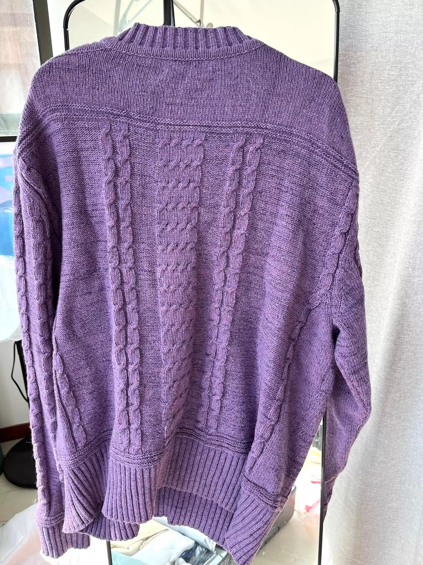 Wales Bonner Wales Bonner Oversized Lurex Knit Sweater S Korea Size S / US 4 / IT 40 - 5 Thumbnail