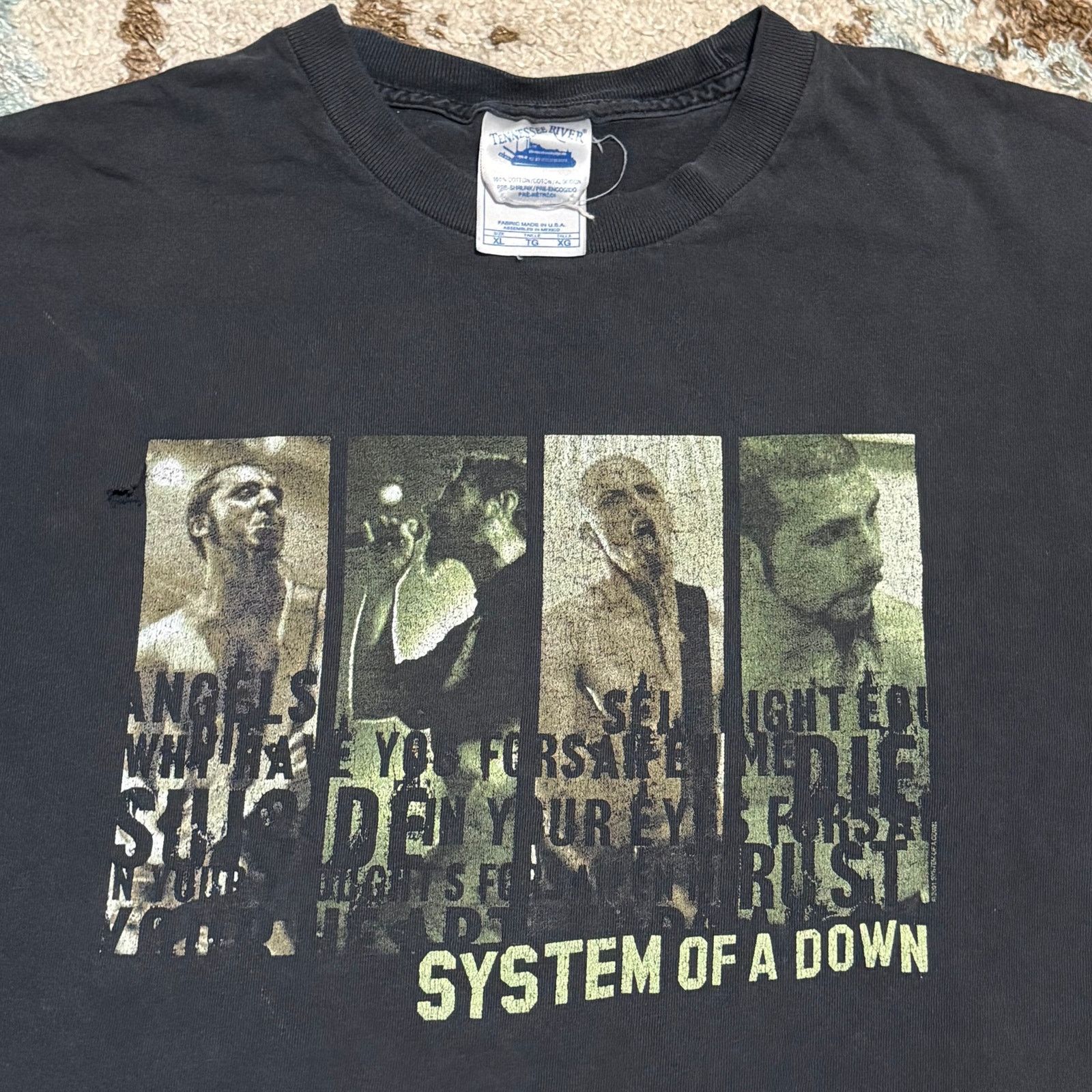 2001 SYSTEM OF A DOWN TOXICITY バンド Tシャツ system-of-a-down-toxicity-