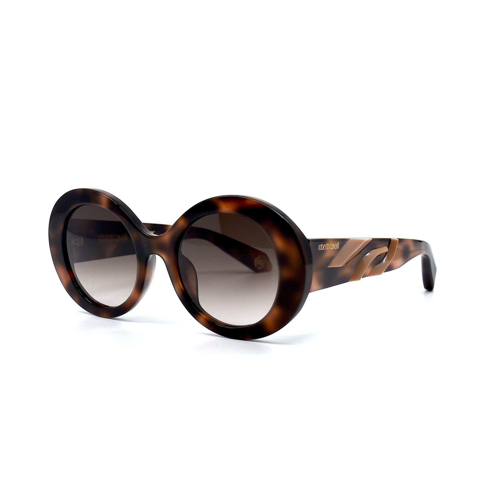 Roberto Cavalli ROBERTO CAVALLI SRC010M HAVANA BROWN GRADIENT SUNGLASSES Size ONE SIZE - 4 Thumbnail