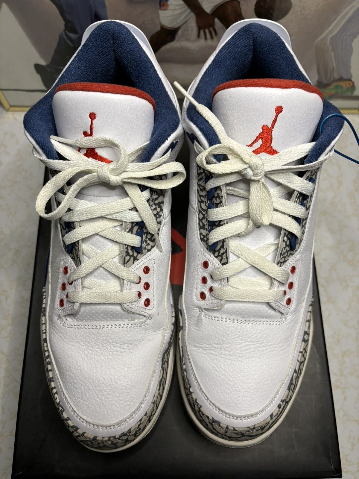 Jordan Brand Jordan Retro 3 ‘true blue’ Size US 11.5 / EU 44-45 - 2 Thumbnail