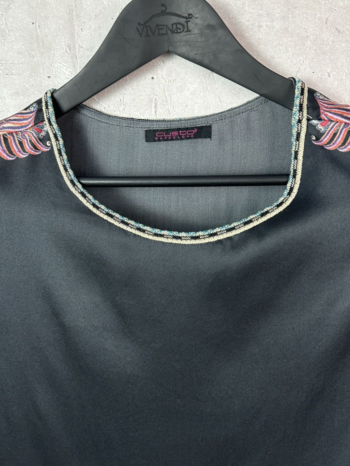 Custo Barcelona Custo Barcelona Silk Black Printed Sleeveless Women’s Blouse Size XS / US 0-2 / IT 36-38 - 3 Thumbnail