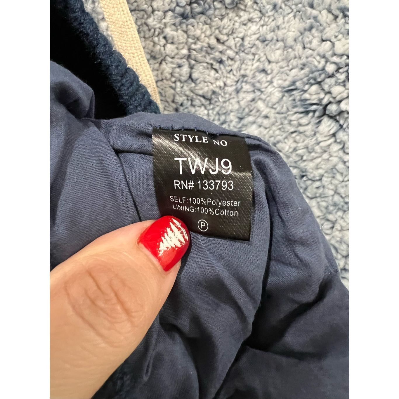 Other Pol Blue Teddy Sherpa Fleece Hoodie Sweatshirt Pullover Wome Size L / US 10 / IT 46 - 4 Thumbnail