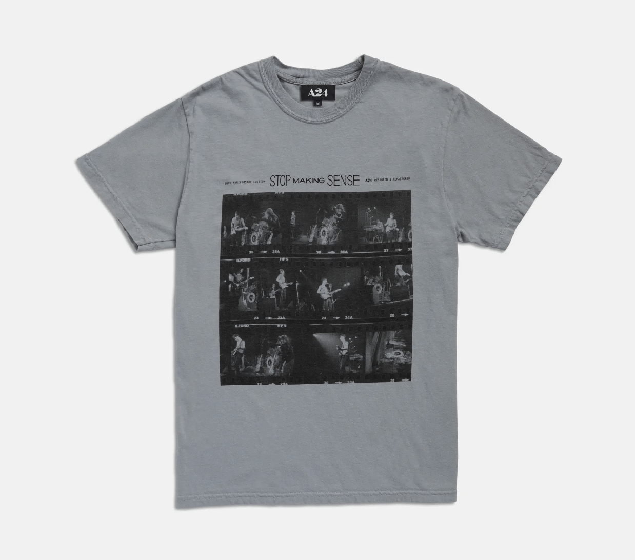 A24 A24 Stop Making Sense Contact Sheet Tee in Grey Size US XL / EU 56 / 4 - 1 Thumbnail