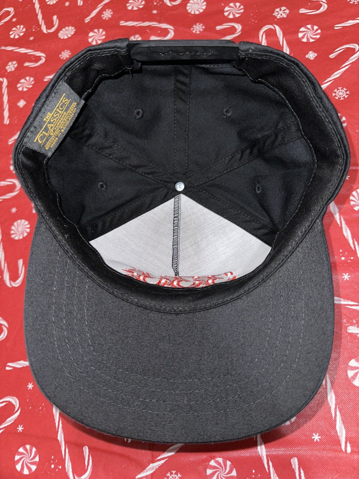 Half Evil Half Evil - 333 Red Flame Logo Hat (3 YEAR ANNIVERSARY) Size ONE SIZE - 2 Thumbnail