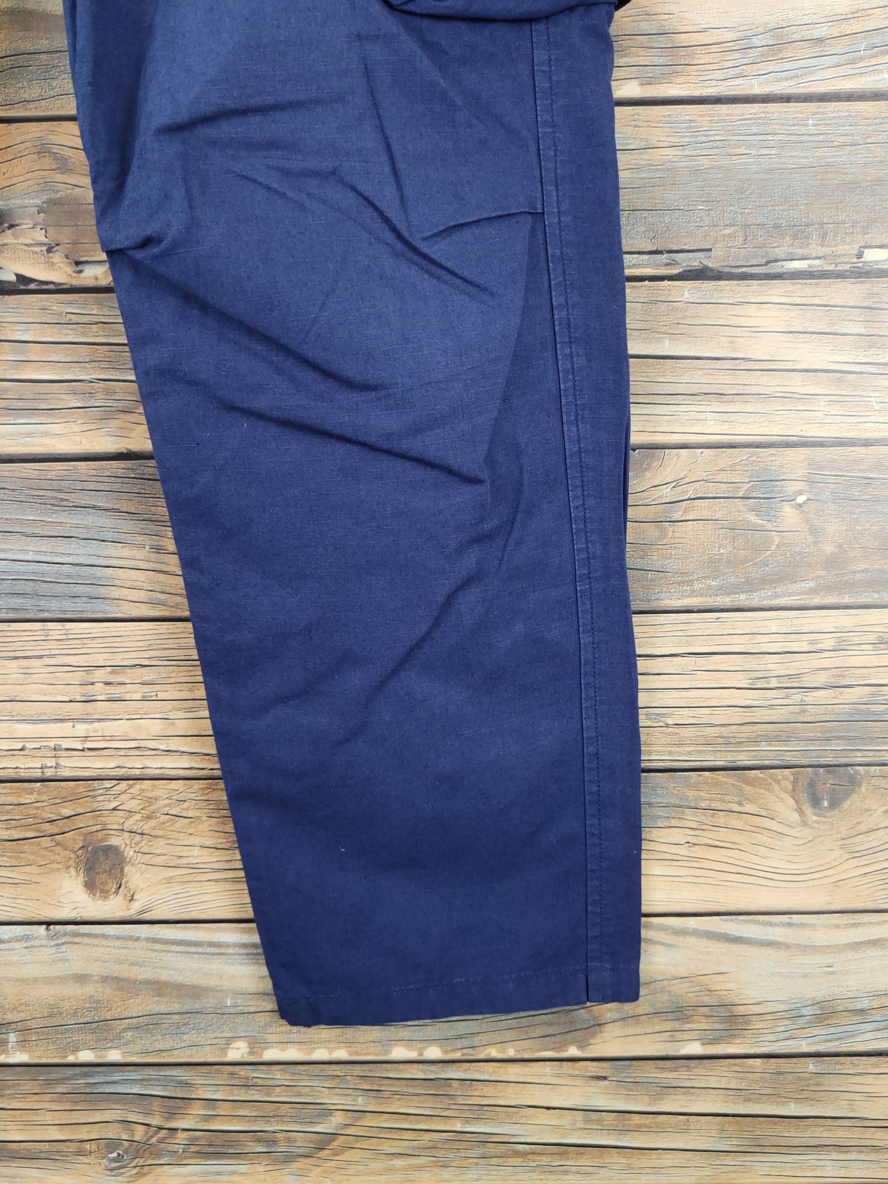 R.Newbold R.Newbold Blue Multipocket Tactical Cargo Pants #W1842 Size US 31 - 6 Thumbnail