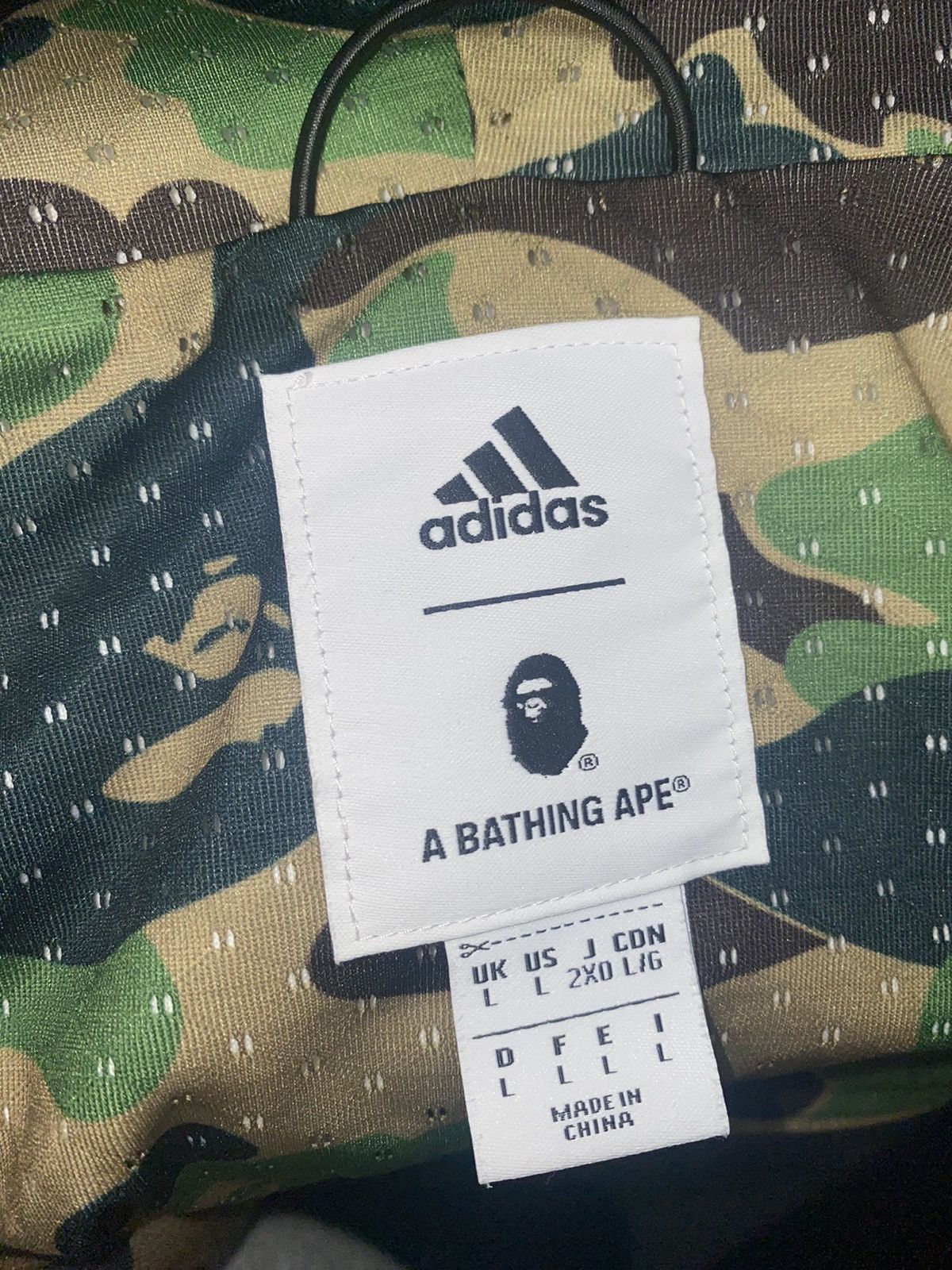 Adidas × Bape Bape x Adidas SB Shark Hoodie Size US L / EU 52-54 / 3 - 7 Thumbnail