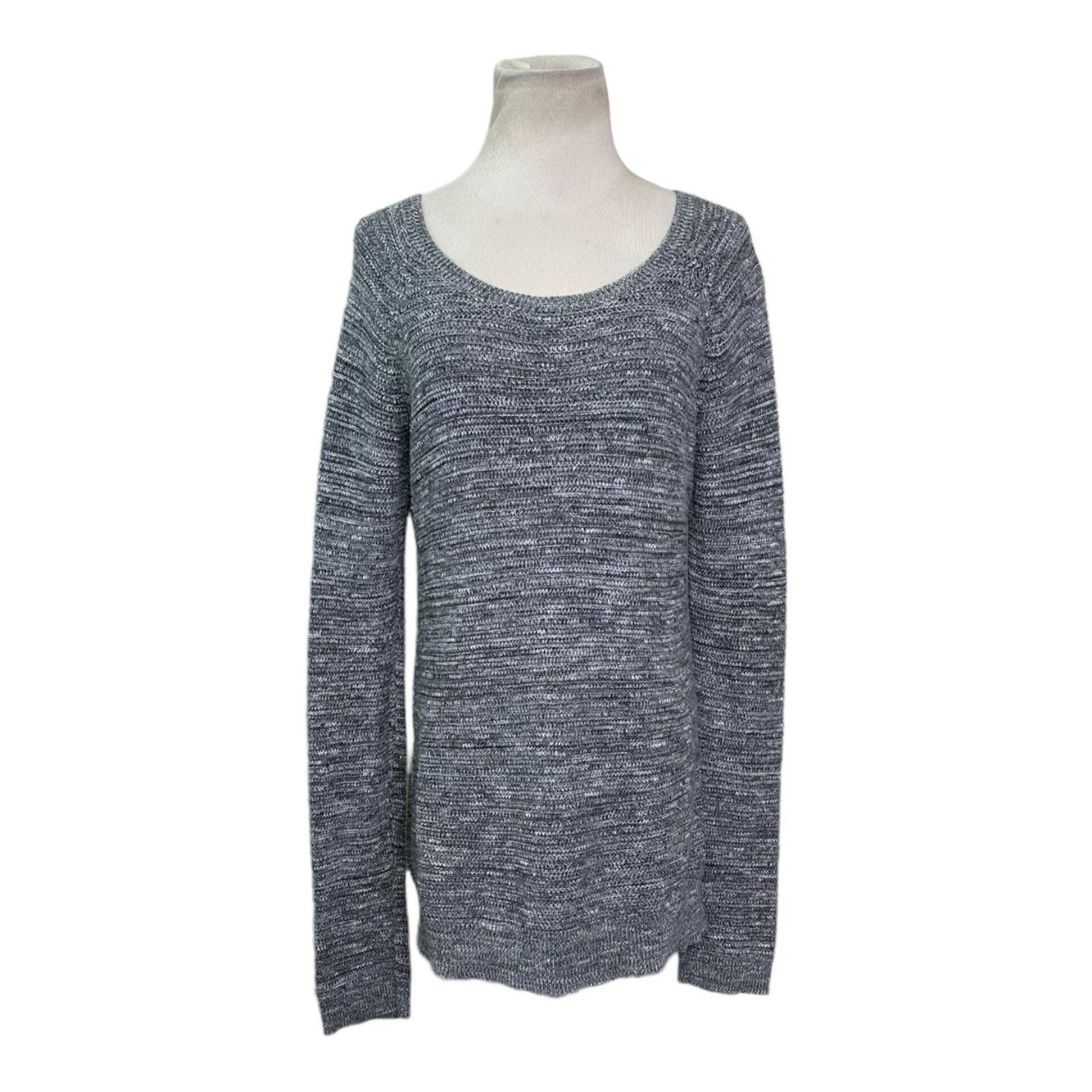 Loft LOFT gray long sleeves cotton sweater size M Size M / US 6-8 / IT 42-44 - 11 Thumbnail