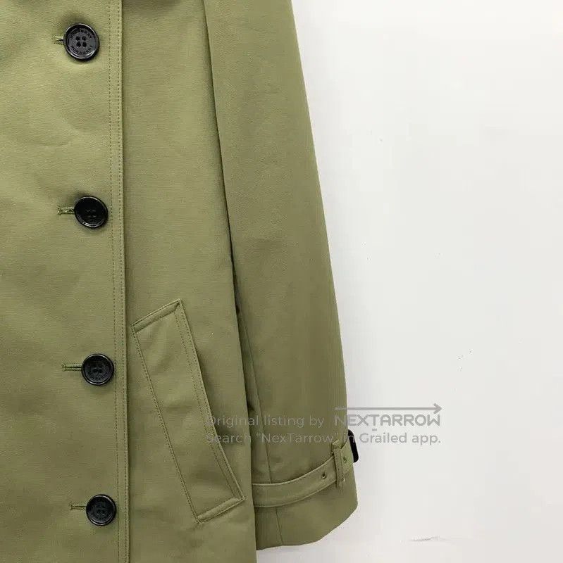Burberry Burberry Green Polyester Women's Trench Coat. Size S / US 4 / IT 40 - 4 Thumbnail