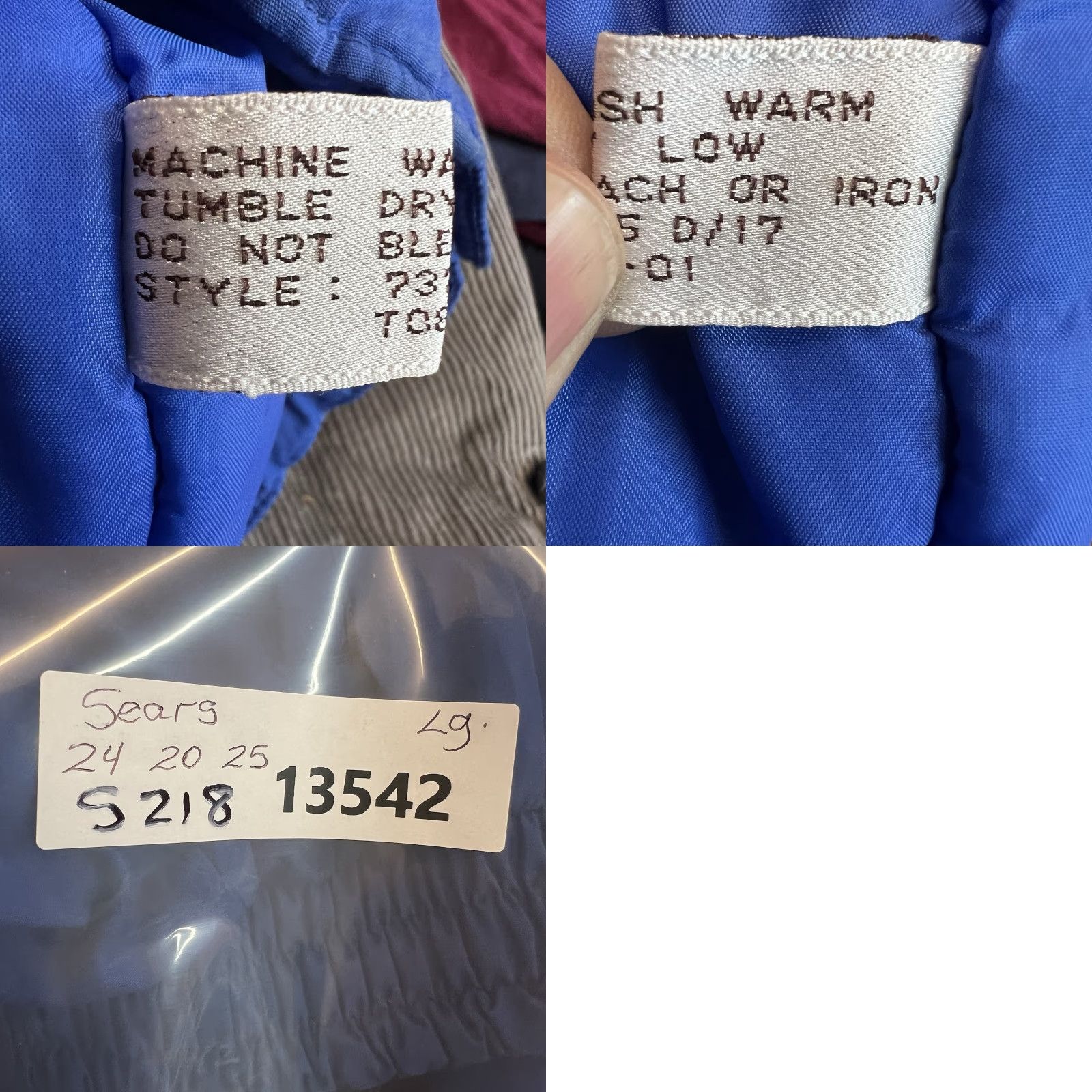 Sears Sears Womens Jacket Blue Size L Lined Snap Front Vintage Coat Size L / US 10 / IT 46 - 8 Thumbnail
