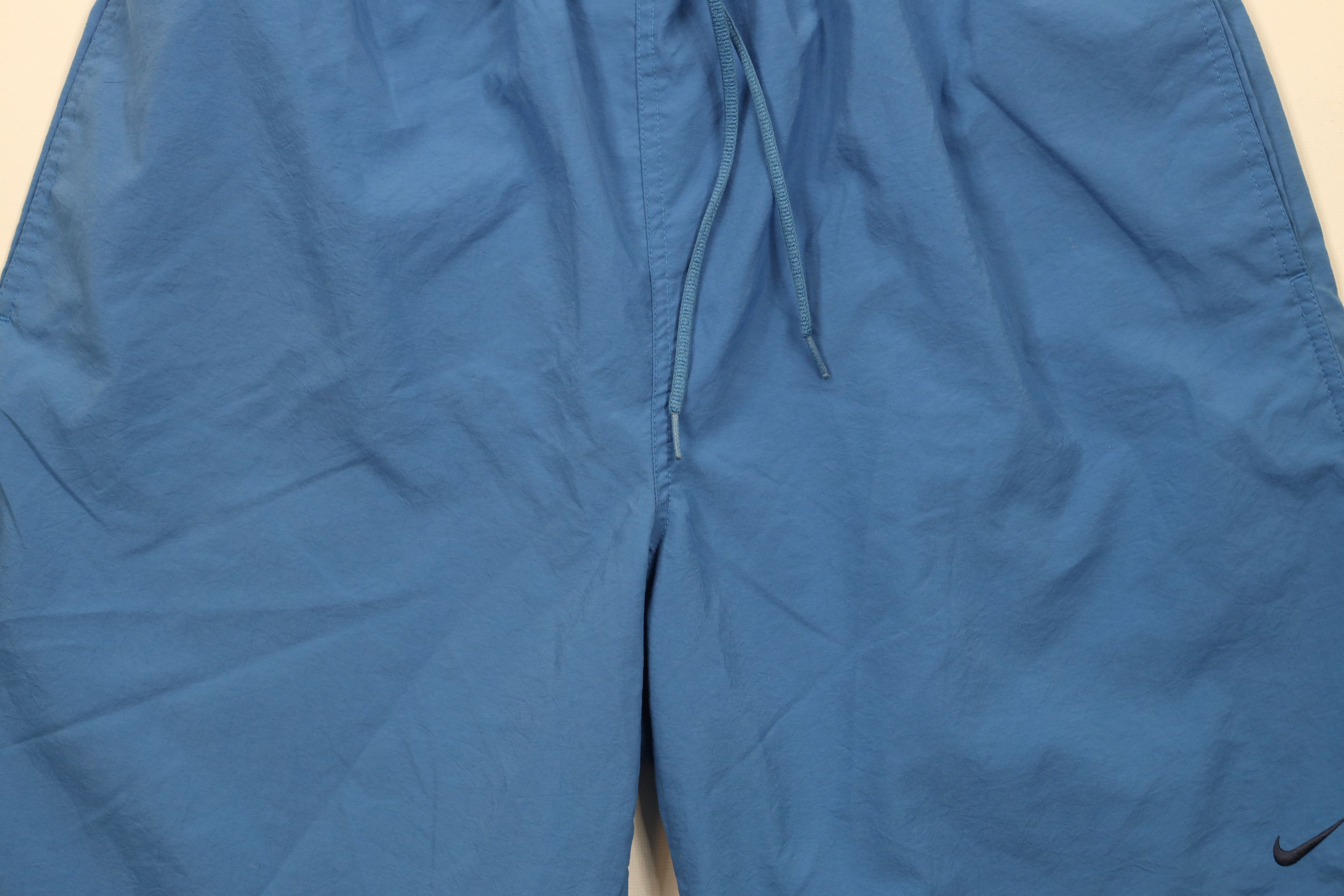 Nike × Vintage Vintage Nike Travis Scott Mini Swoosh Lined Shorts Blue Size US 36 / EU 52 - 3 Thumbnail