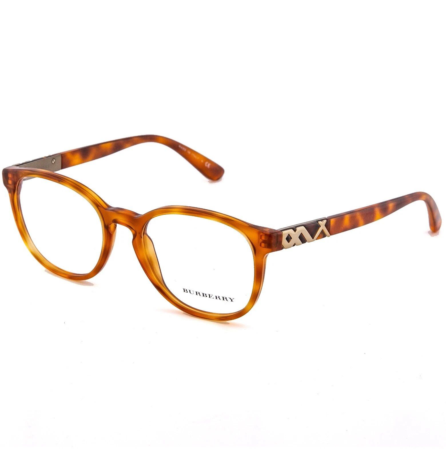 Burberry BURBERRY 2241 BE2241 Brown Havana Eyeglasses Optical Frame Size ONE SIZE - 7 Thumbnail