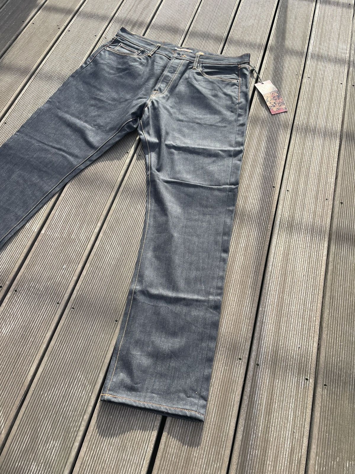 Ed Hardy Ed Hardy 2009 denim jeans men’s regular straight W38 x L34 Size US 38 / EU 54 - 3 Thumbnail
