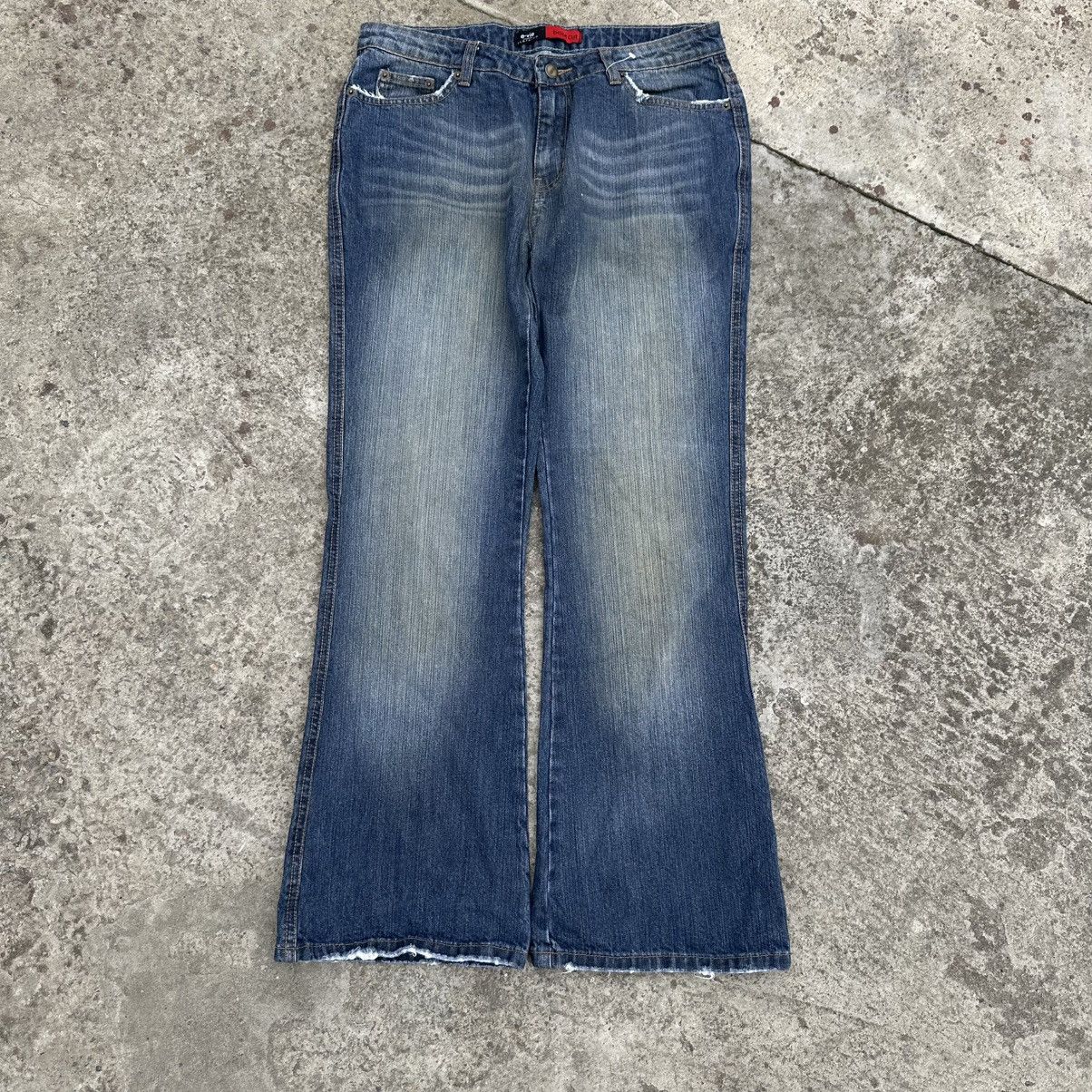 Issey Miyake × Japanese Brand × Y/Project Vintage Japanese Style Slouchy Jeans Hype Trend Y2K 00s Size 32" / US 10 / IT 46 - 3 Thumbnail