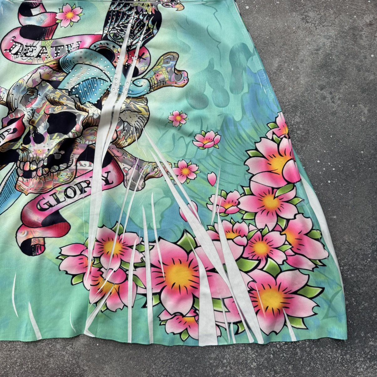 Ed Hardy Ed Hardy Vintage Y2K “Death or Glory” Dress Size S / US 4 / IT 40 - 7 Thumbnail