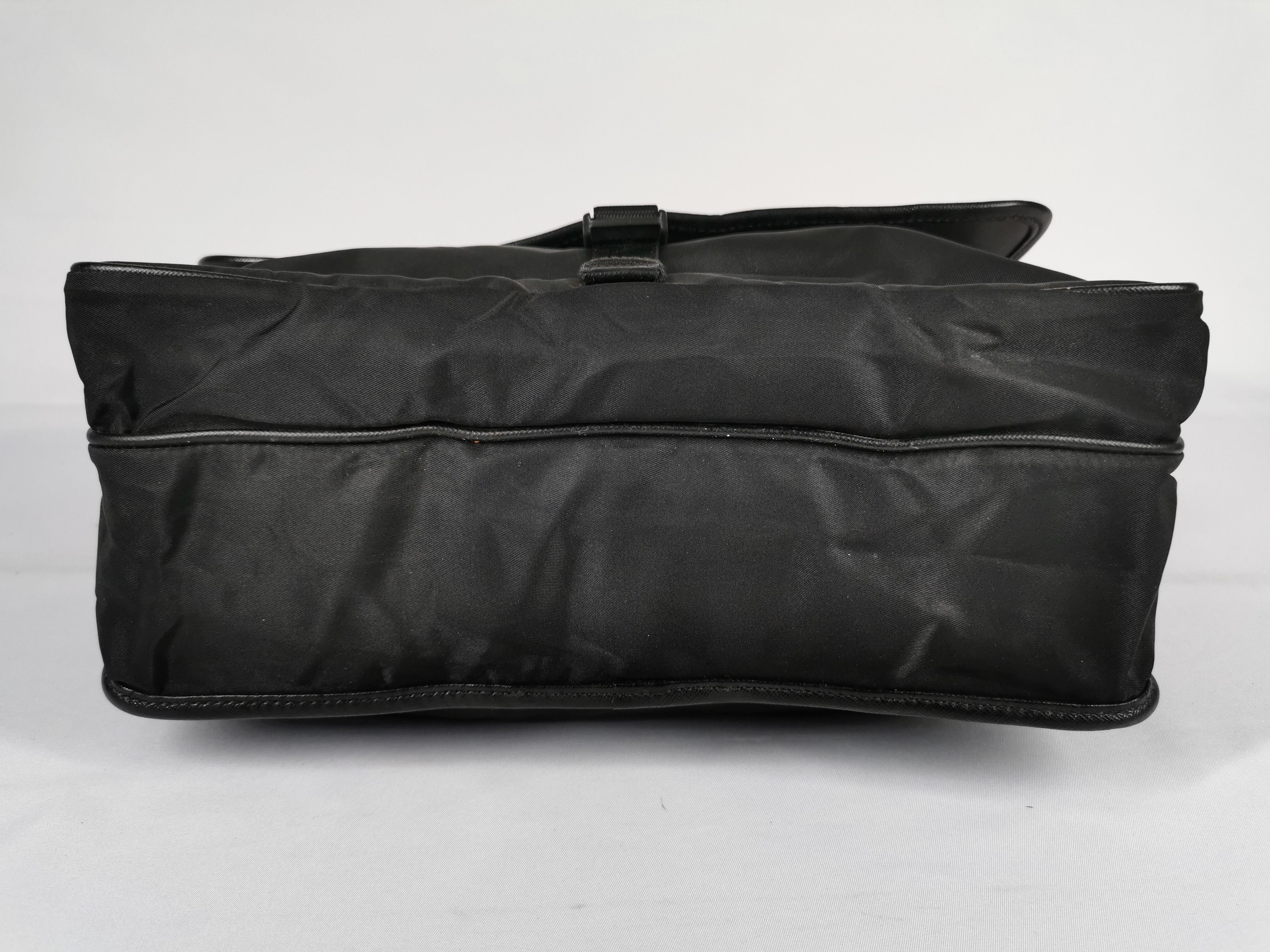 Prada Prada Messenger Tessuto Black Nylon Crossbody Shoulder Bag Size ONE SIZE - 4 Thumbnail