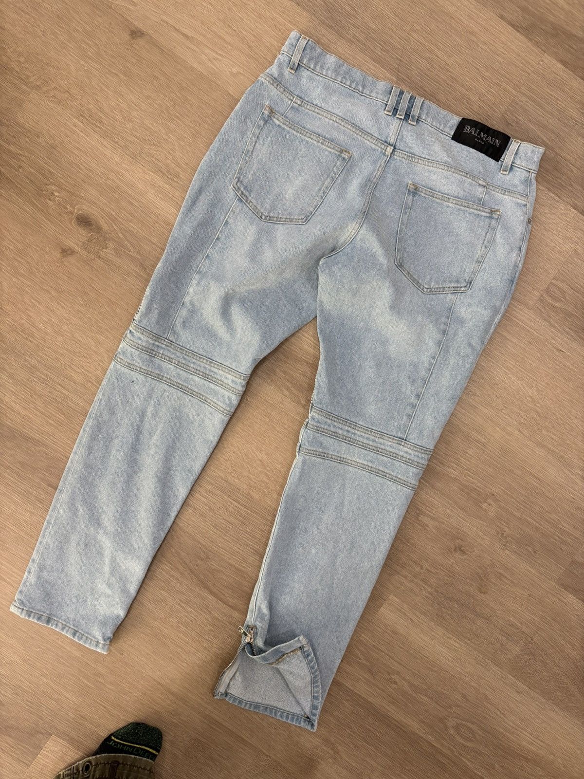 Balmain Balmain Blue denim Size US 36 / EU 52 - 6 Thumbnail