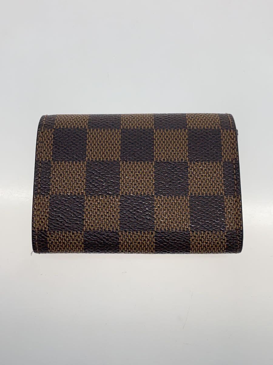 Louis Vuitton Louis Vuitton Damier Ebene Porte Monet Pla Brown Size ONE SIZE - 2 Thumbnail