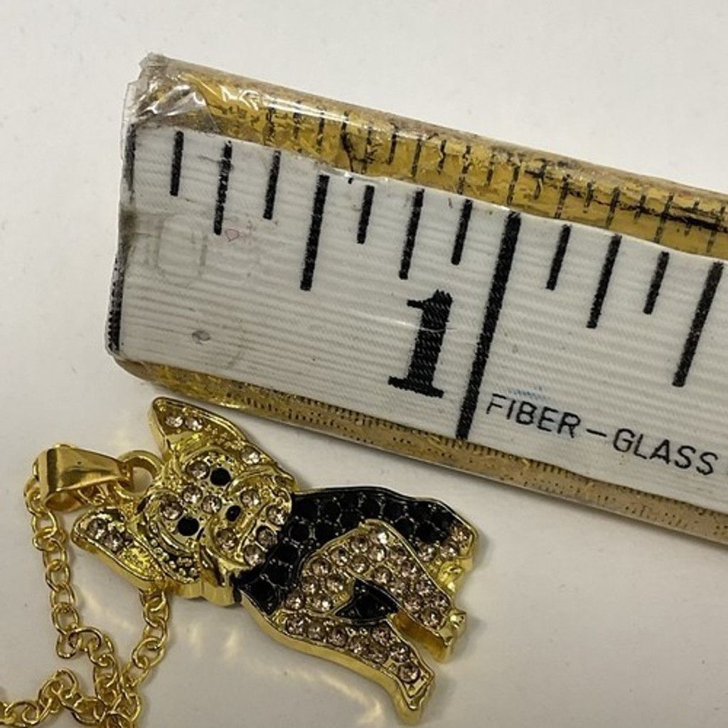 The Unbranded Brand NWT Gold Tone Necklace Yorkie Charm Pet Puppy Jewelry Gift Size ONE SIZE - 3 Thumbnail