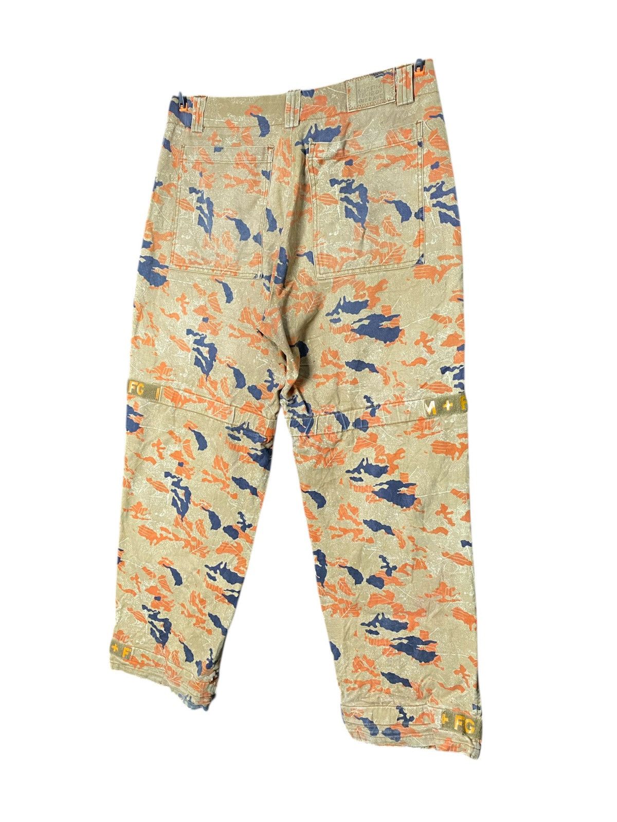 Marithe + Francois Girbaud Marithe Francois Gibaud Orange 🍊 Camo Shuttle Pants Size US 36 / EU 52 - 4 Thumbnail