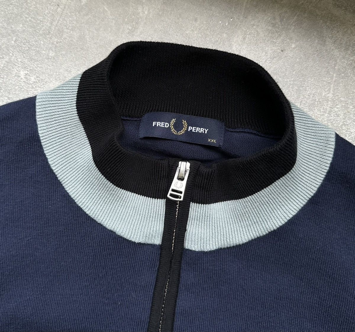 Fred Perry Fred Perry Sweater Pullover 1/4 Zip Long Sleeve Size 2XL Size US XXL / EU 58 / 5 - 6 Thumbnail