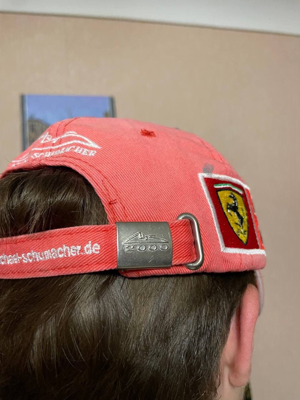 Ferrari × Vintage Vintage Ferrari Michael Schumacher 2000s Racing Cap Hat Size ONE SIZE - 7 Thumbnail