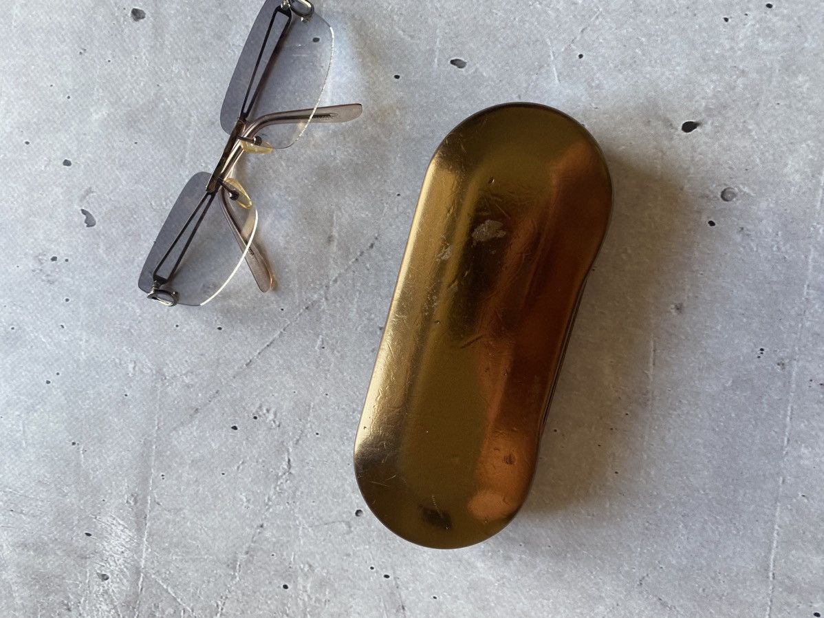 Guess × Vintage Vintage Guess Sunglasses Gold Italy H-5271 GU AS166L 5.10 Size ONE SIZE - 7 Thumbnail