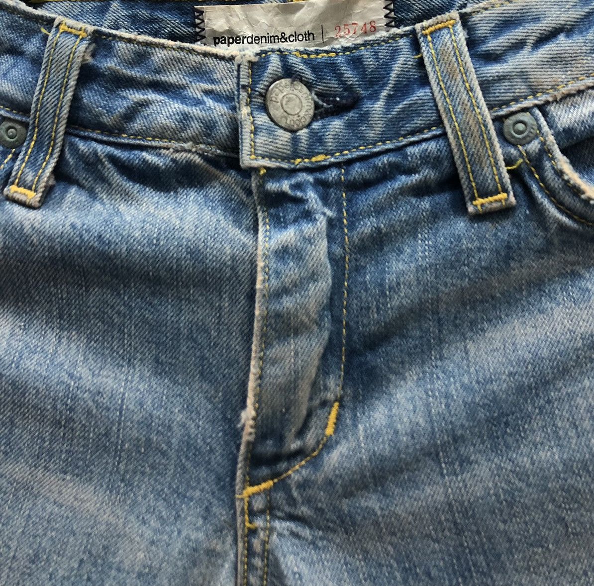Paper Denim & Cloth Vintage Paper Denim & Cloth Made In Usa Denim Pants Size 28" / US 6 / IT 42 - 14 Thumbnail