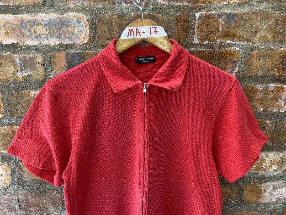 Comme des Garcons Homme Plus SS2000 Cdg Homme Plus 3/4 zipper polo Size US S / EU 44-46 / 1 - 3 Thumbnail