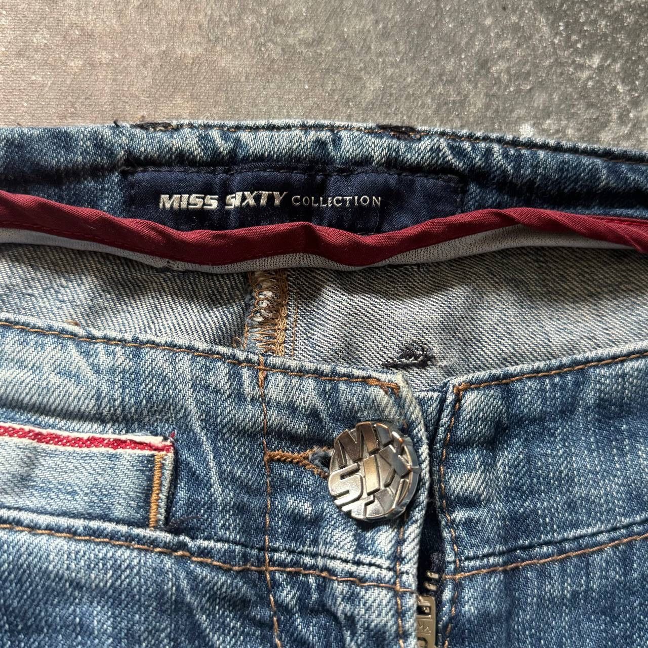 Japanese Brand × Miss Sixty × Vintage Miss Sixty Vintage Amazing Washed Low Rise Y2K Jeans 00’s Size 30" / US 8 / IT 44 - 11 Thumbnail