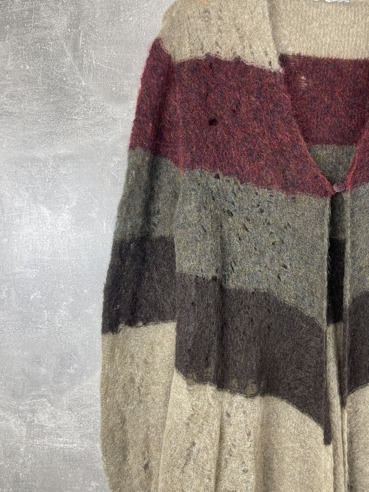 Other Sarah Pacini Italy Artistic Mohair Merino Wool Textured Knit Size ONE SIZE - 5 Thumbnail