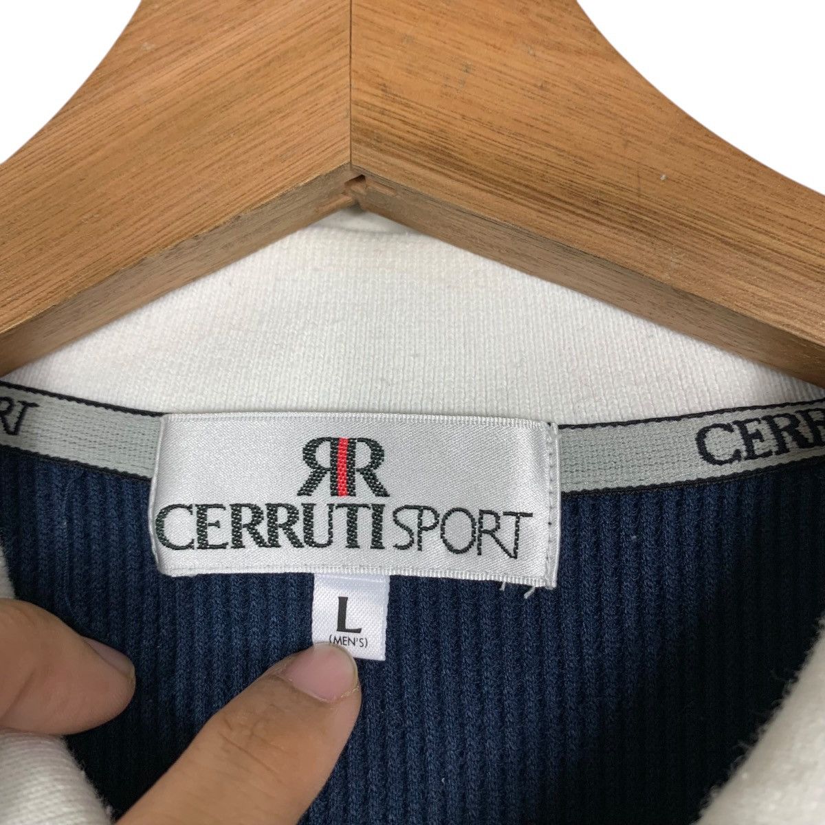Cerruti 1881 CERRUTI SPORT Embroidery Center Logo Polo Shirt #1457-C66 Size US L / EU 52-54 / 3 - 10 Thumbnail