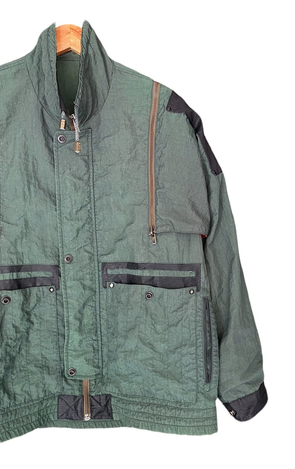 Vintage Vtg CHEETAH Open Sleeve Sport Casual Light Zipper Jacket Size US L / EU 52-54 / 3 - 2 Thumbnail