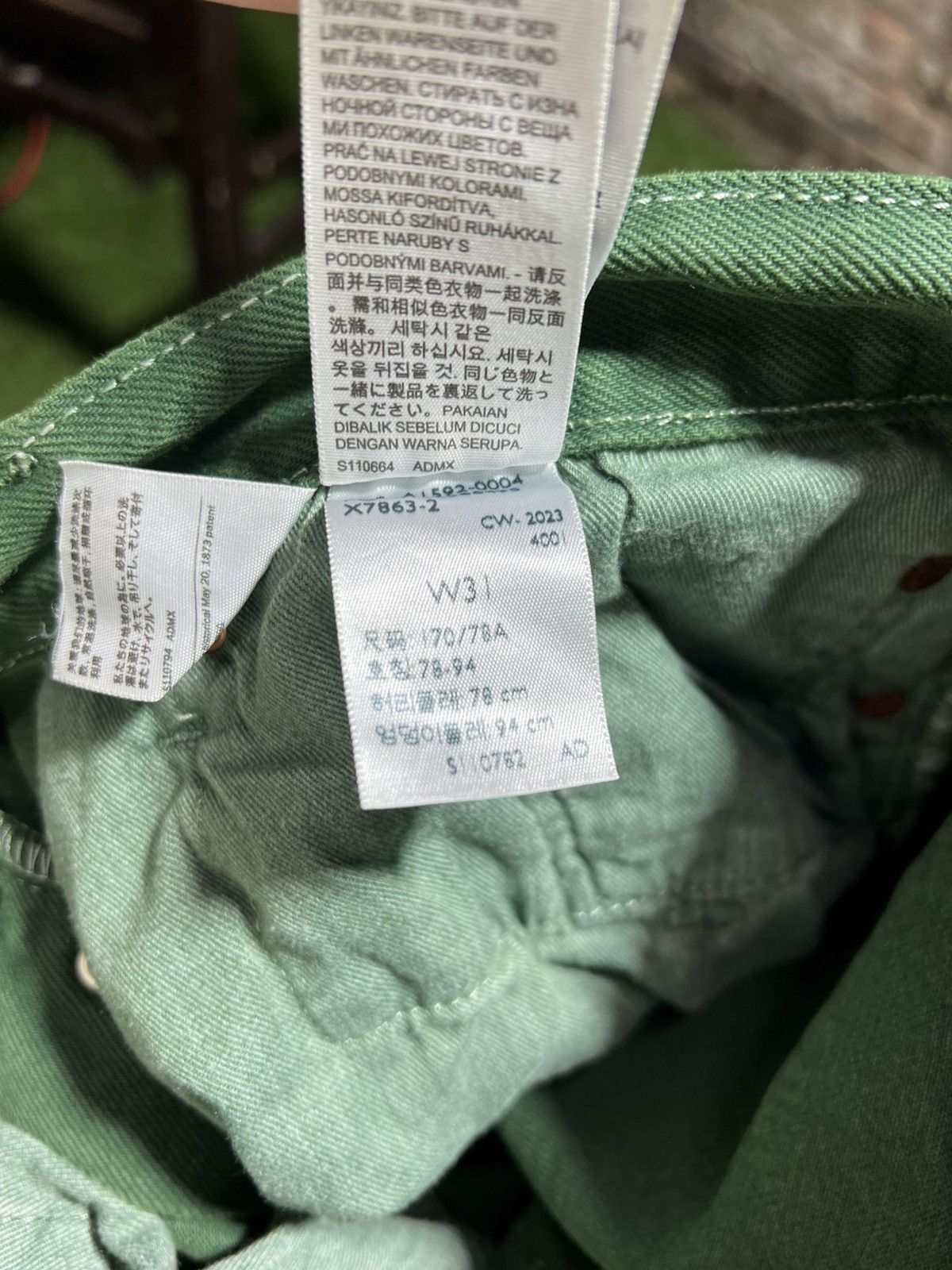 DENIM TEARS Denim Tears x Levi’s Green Jeans Size US 31 - 7 Thumbnail