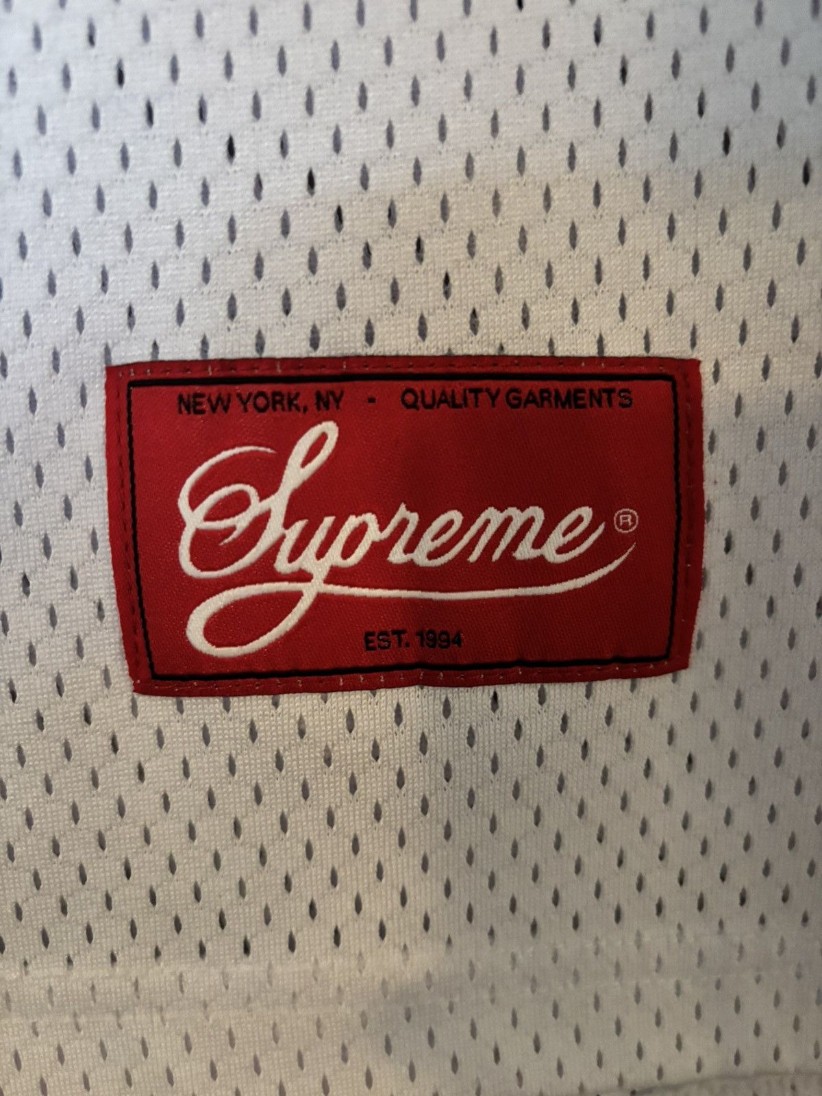 Supreme Supreme Spiderweb Football Jersey Small White Size US S / EU 44-46 / 1 - 3 Thumbnail