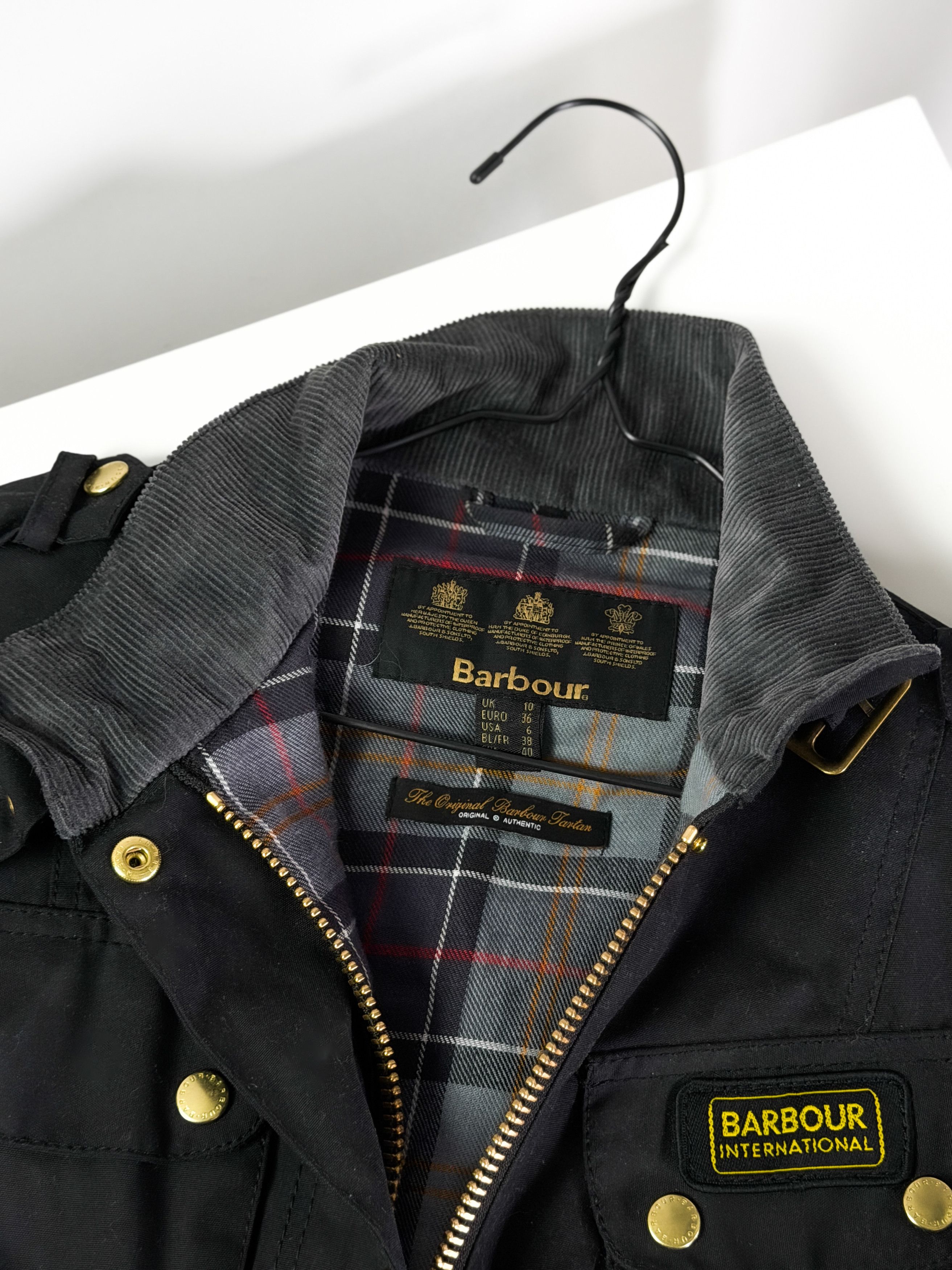 Barbour Barbour International Waxed Women’s Jacket Size M / US 6-8 / IT 42-44 - 4 Thumbnail